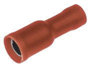 Pesa-juhtmehülss Kog v 4 r, insulated, 0.5..1.5mm² 300V, D4mm, -25..75°C, PVC, brass, 100pcs/pck, punane