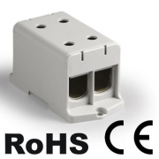 Hargnemisklemm Al/Cu UK240/2A, 1P (4poles) 35-240mm² 760/850A 1000VAC/ 1500VDC, Hex8 26Nm 35..120mm²/ 46Nm 150..240mm², panel mount, MaxPro, hall