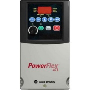 Sagedusmuundur PowerFlex40, 0.4kW 2.3A 240VAC, aux. 3A 30VDC/240VAC, integral keypad, LED, RS485, frame B, Allen-Bradley