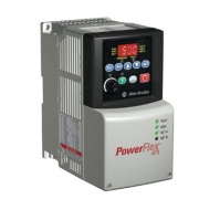 Sagedusmuundur PowerFlex40, 0.4kW 1.4A 3x480VAC, aux. 1NO 3A 240VAC, integral keypad, LED display, RS485, frame B, Allen-Bradley