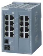 Scalance XB216, Manageable Layer 2 IE-Switch, 16x 10/100Mbit/s RJ45, 1x console port, diagnostics, LED, redundant power supply, 0..60°C, TS35, Default-Ethernet/IP