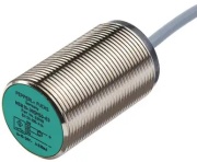 Inductive Sensor NBB10-30GM50-WS, M30 flush, Sn 10mm, NO, Sf 20Hz, LED, -25..70°C, nickel-plated brass, PBT, 2-wire, 2m PVC cable, 20..253VAC, IP67