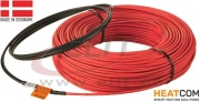 Põrandaküttekaabel Ø5,0mm 20W/m 15,0m 300W, 176Ω 1,3A 230V, cold cable 2,5m, Heatcom