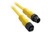 Sensor/Actuator Cable 889D, M12 4pin socket » M12 4pin plug, 4A 250V, -20..105°C, PUR, L30m, IP68, Allen-Bradley, yellow