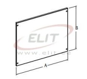 Moodulpaneel EUPM, blank, 600Wx200H, incl. accessories, ETA, hall
