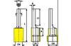 Piik-kaabliking kraega Pin g, 4..6mm² 600V, -25..75°C, PVC, brass, 100pcs/pck, yellow