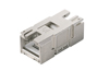Coupler RJ45 Insert IE-BI-RJ45-C, Cat.6A / Class EA, 10GBit/s, zinc diecast