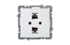 Andmesidepesa Touran, 2x RJ45 cat.5e, süvis, Nilson, valge