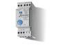 Nivoorelee 72.01., sensitivity 5..450kΩ adj., 1CO (SPDT) 16A 250VAC, cv 24VAC, conductive liquids, 2/3 electrodes, funct. emptying/ filling/ single level/ min./max. limits, status LED, TS35, Finder