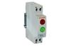 LED indikaator, roheline, punane, 230VAC, 1..16mm², 1M, TS35, MaxGE