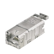 Keystone Jack RJ45 Insert IE-BI-RJ45-FJ-P, ProfiNet, Cat.5, zinc diecast
