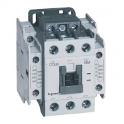 Contactor CTX³ 40, 18.5kW 40/60A 3x400VAC, aux. 2NO, 2NC 16A 240VAC, cv 230VAC, TS35/ panel mount