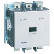 Contactor CTX³ 800, 265kW 500/580A 3x400VAC, aux. 2NO, 2NC 16A 240VAC, cv 200..240VAC/DC, panel mount