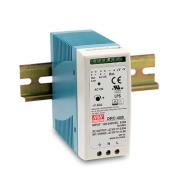 Power Supply w. UPS, Battery Charger DRC, input 90..265VAC/ 127..370VDC, output 40.02W 0..1.45A 24..30VDC (ch.1 0.95A 27.6VDC| ch.2 0.5A 27.6VDC), alarm circuits, TS35, UL/TÜV/CE, Mean Well