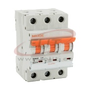 Miniature Circuit Breaker EPB-63M, 3C 63A 6kA, 25/35mm²| 2..3.5Nm, MaxGE