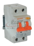 Residual Current Operated Circuit Breaker (RCBO) EPBR-63H, 1B+N 6A 30mA 10kA, type AC, 2M, 10mm²