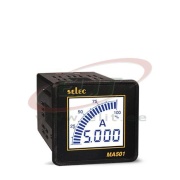 Digital Ammeter MA501, 4digits LCD backlight, analog bargraph indication, 1Ø-2wire, 0..5AAC (5..5000A), sv 240VAC ±20%, ■52x52/ □46x46mm, IP65