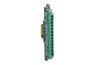 PE-Terminal Block, 1x 6..25mm² + 12x 1.5..16mm², 100A 400V, touch-proof, green