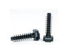 Cable Tie Wall-Plug GIN 9, ø8mm hole, cable tie W10mm, 80N, -40..85°C, PA 6.6, UV resistant, 100pcs/pck, black