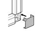Flat Angle DLP-S, 40x16mm, white