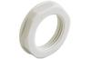 Locknut w. Flange Synthetic, PG36, wrench 59mm, thread 8mm, -30..100°C, PA6, HF, light grey