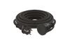 Extension Cord 5m for outdoor with plug, socket 1x 2P+E Schuko 16A 250V 3680W, flexible rubber cable H07RN-F3G 1,5 mm2, IP44, black, Emos