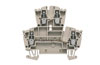 Feed-through Terminal WDK 2.5, 2-tier, 2.5mm² 24A 400V, beige